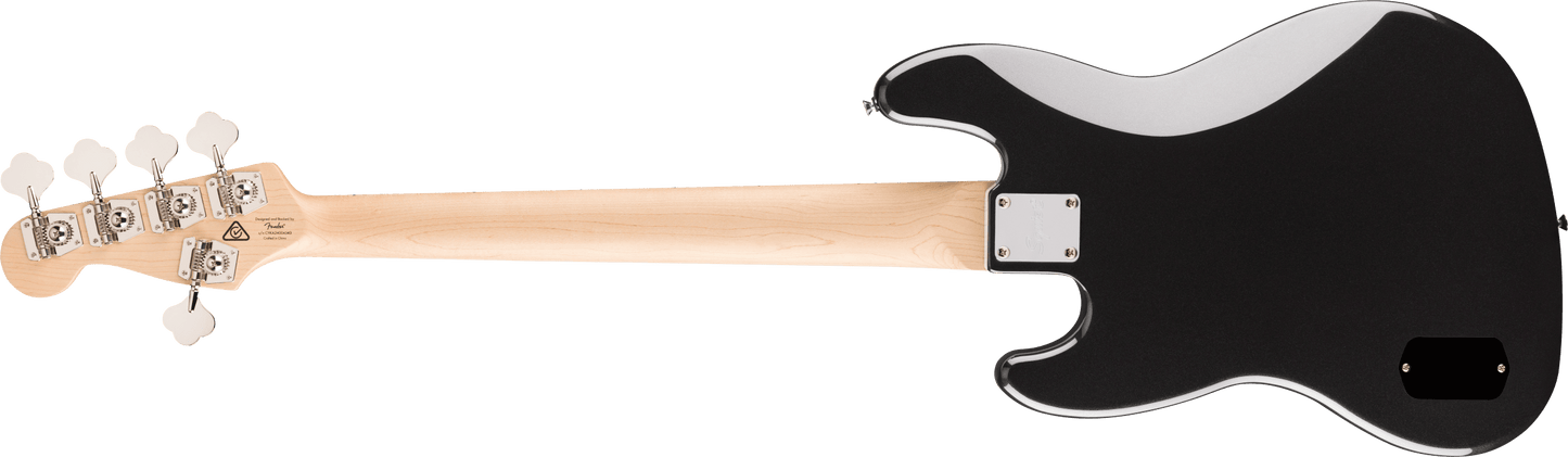 BAJO ELECTRICO SQUIERJAZZ BASS V ACTIVE SERIE AFFINITY BLACK METALLIC N
