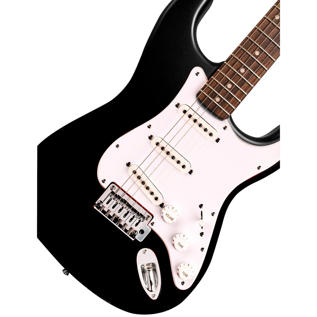 PAQUETE GUITARRA ELECTRICA SQUIER DEBUT STRATOCASTER BLK N