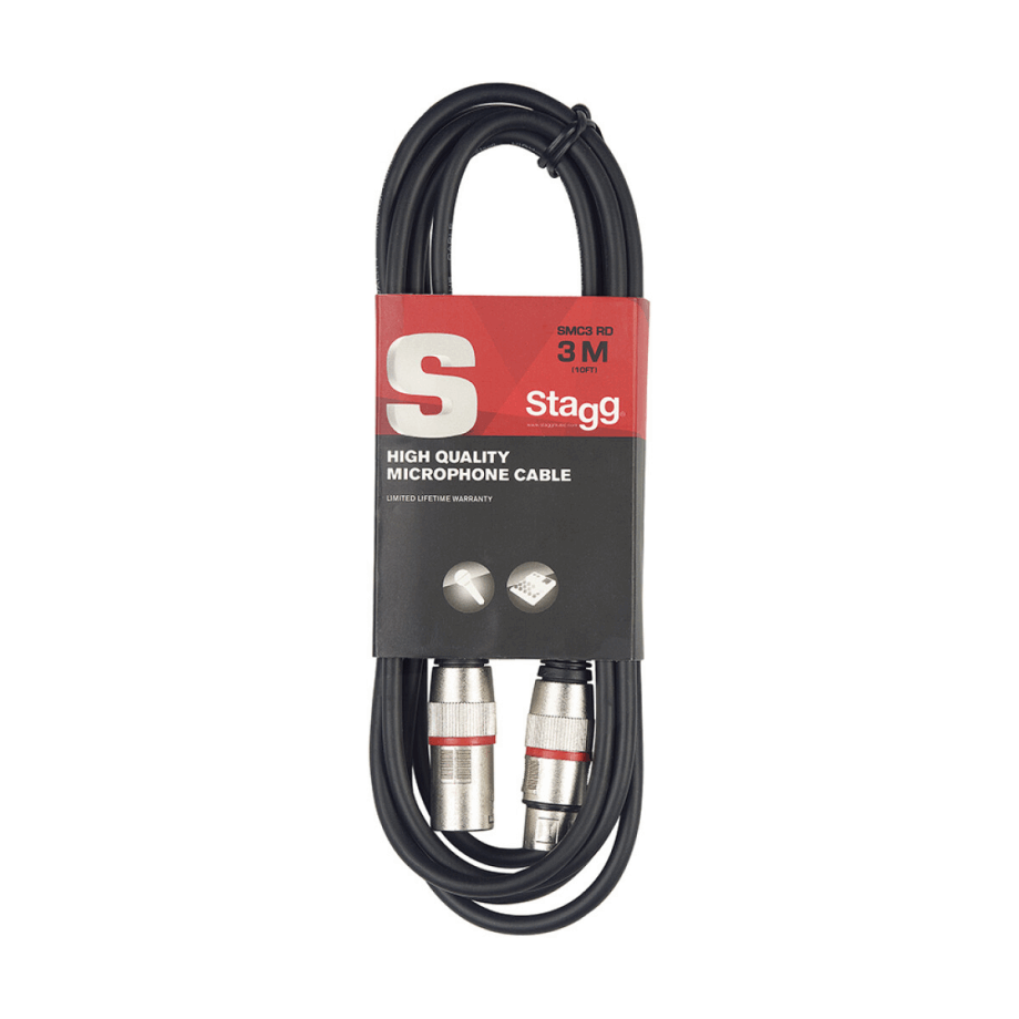 CABLE DE MICRÓFONO XLR / XLR (M / F), 3 M SMC3 RD N