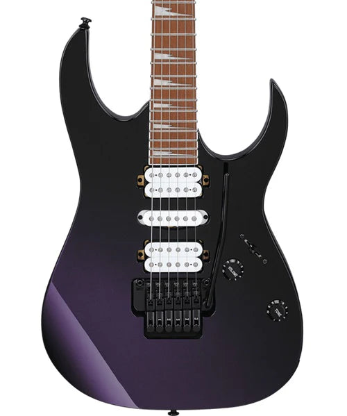 GUITARRA ELECTRICA IBANEZ ''RG'' NEGRO DEGRADADO MORADO MOD. RG470DX-TMN | 8201630 D