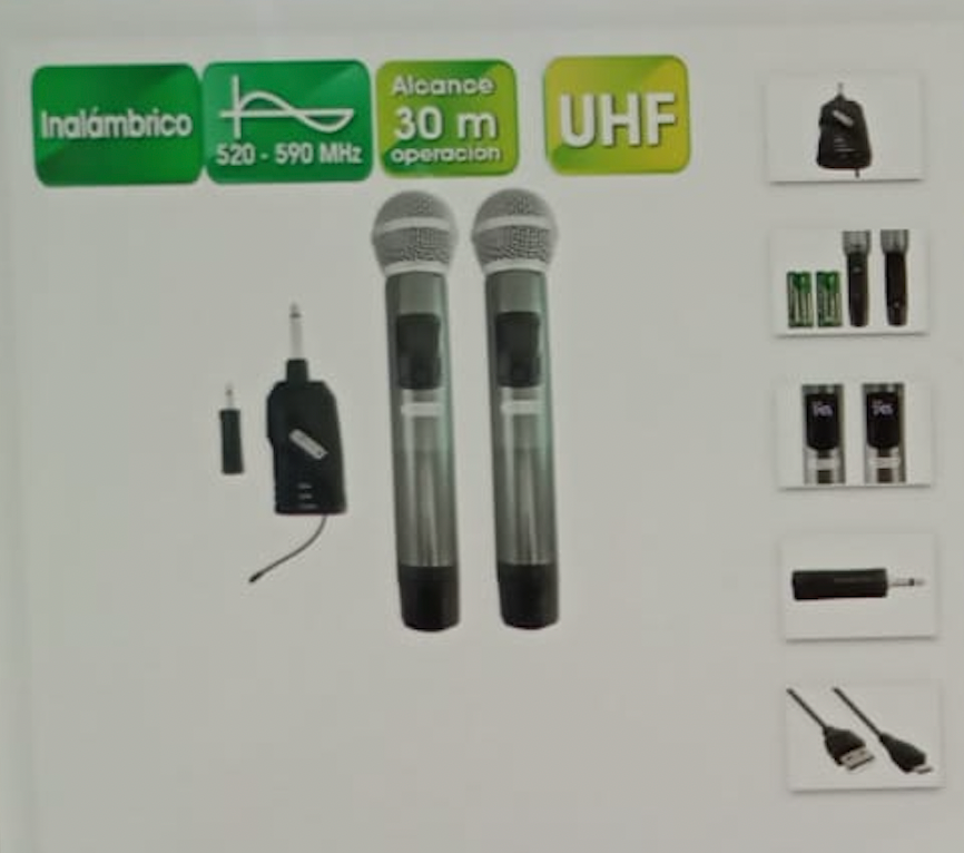 SISTEMA DE MICROFONO INALAMBRICO UHF 490-471 N