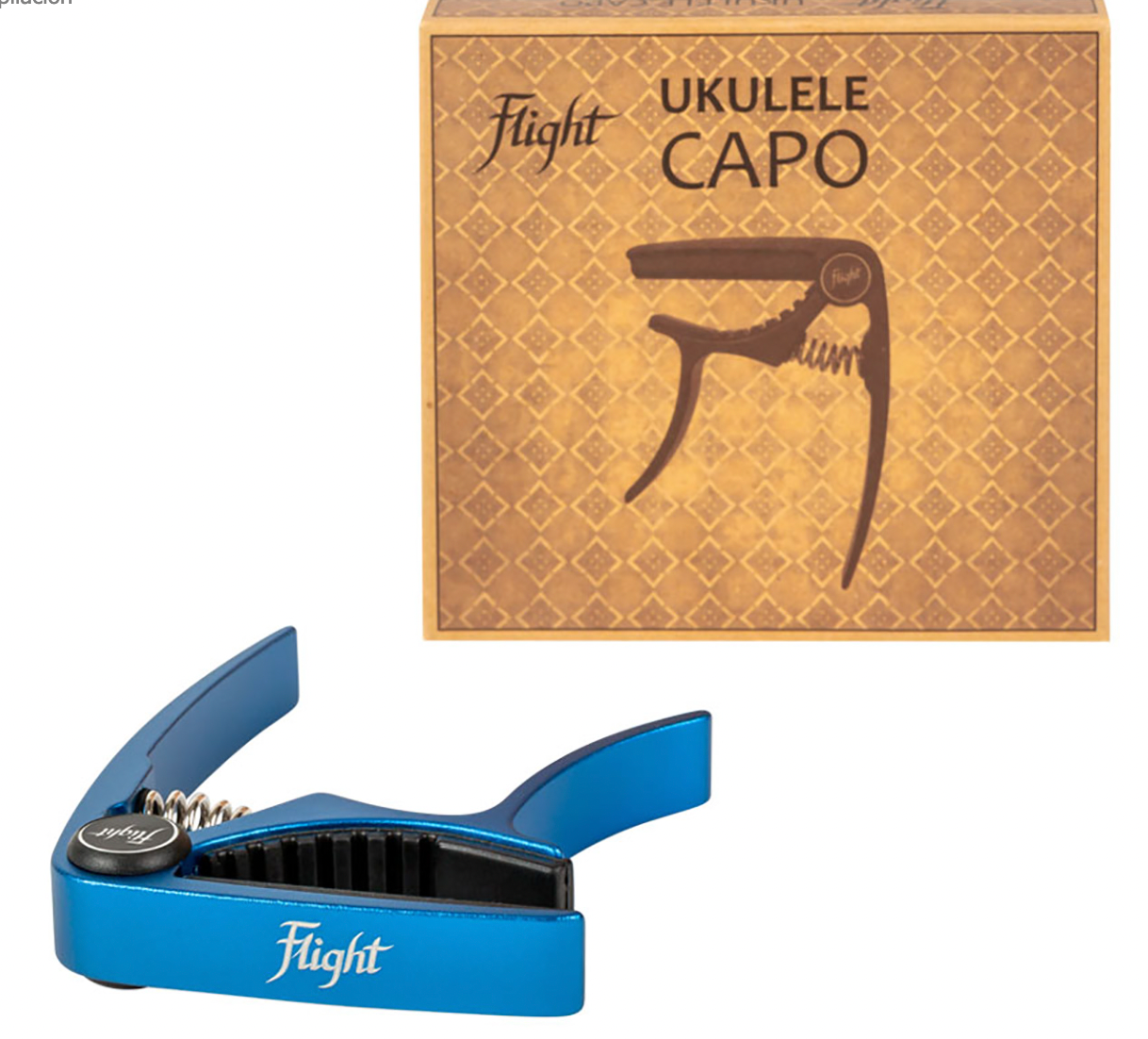 CAPODASTRO FLIGHT P/UKELELE MOD. FCBLU N