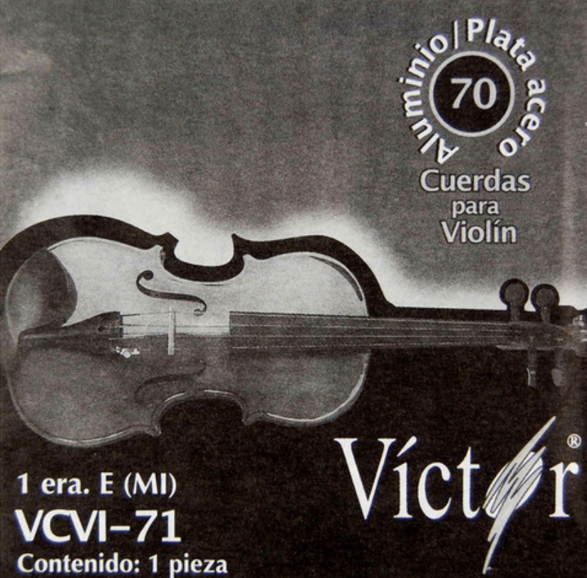 PAQUETE DE 10 CUERDAS CDAS. VIOLIN 1A. VICTOR AC N