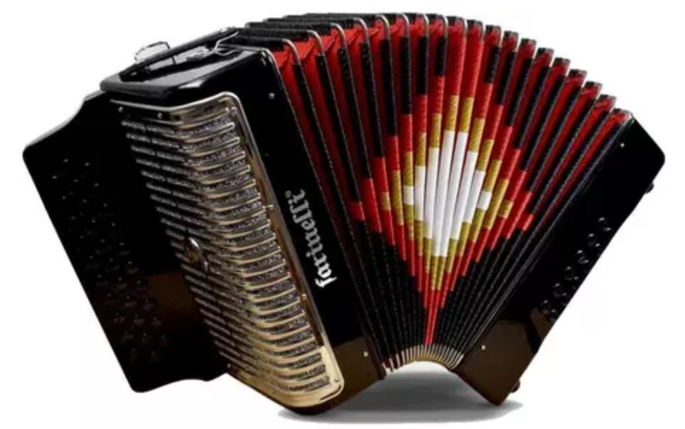 ACORDEON BOTONES FA NEGRO BN 3012 FARINELLI PREMIUM 3012FAN1HG N