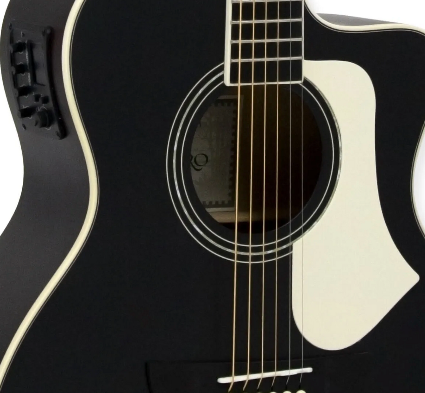 GUITARRA ELECTROACÚSTICA SERIE LATAM, COLOR NEGRO RIO-NEGRO-EQ-BKS-DF N