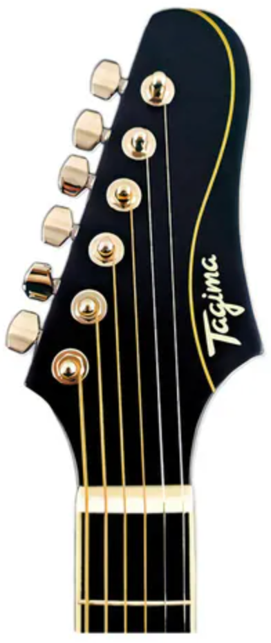 GUITARRA ELECTROACÚSTICA SERIE LATAM, COLOR NEGRO RIO-NEGRO-EQ-BKS-DF N