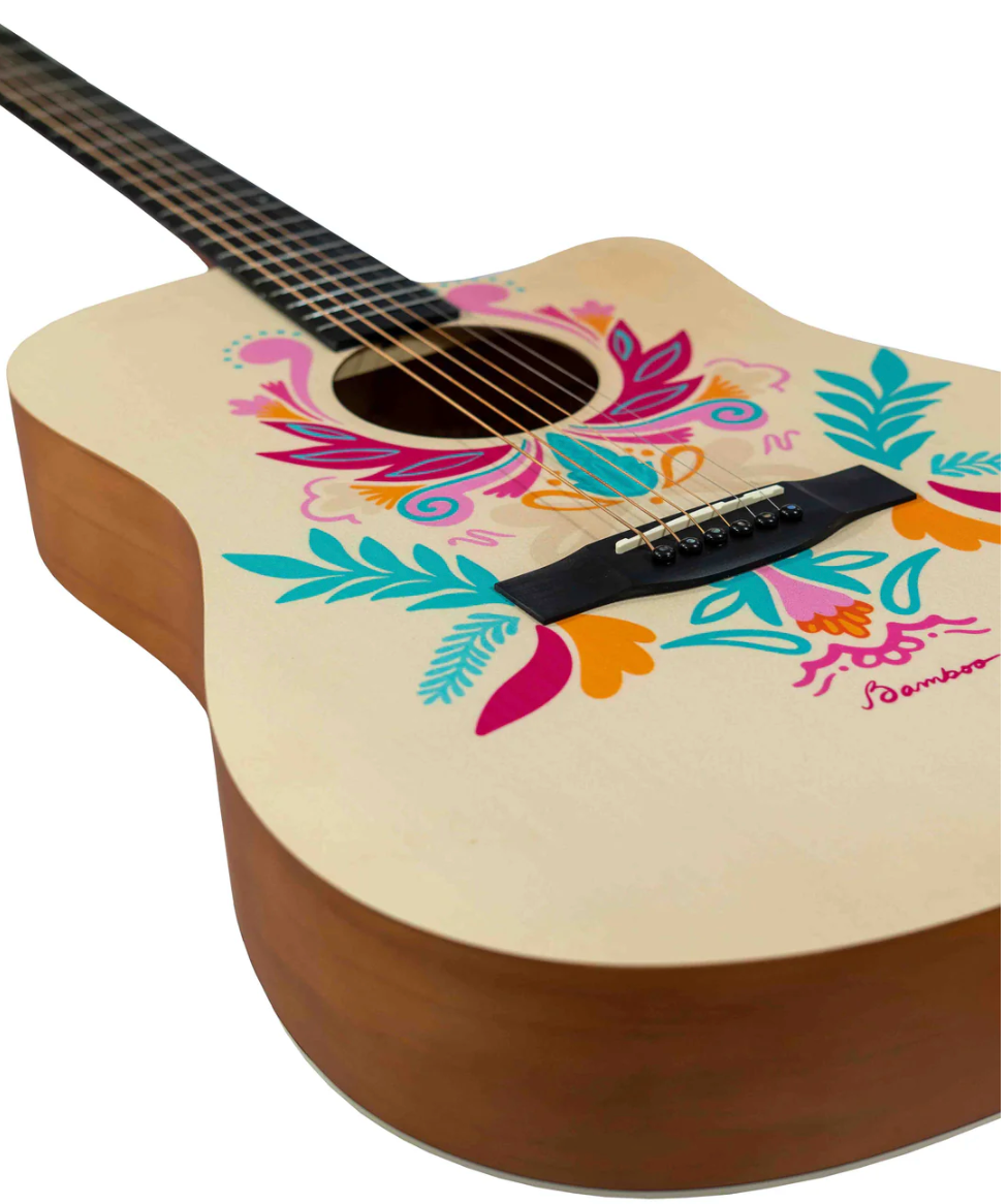 GUITARRA ACUSTICA BAMBOO FESTIVAL CON FUNDA | GA-41-FESTIVAL N