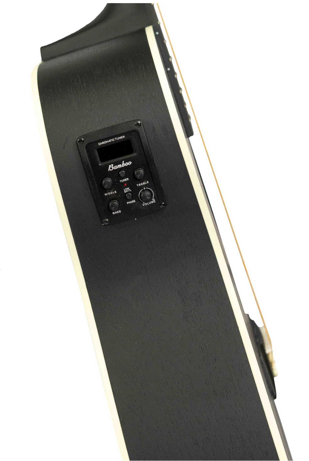 GUITARRA ELECTROACÚSTICA DE 12 CUERDAS (DOCEROLA) BAMBOO INCLUYE BRIDGE DOCTOR Y FUNDA ACOLCHADA | GA-4012- MAHOGANY-BK-Q N