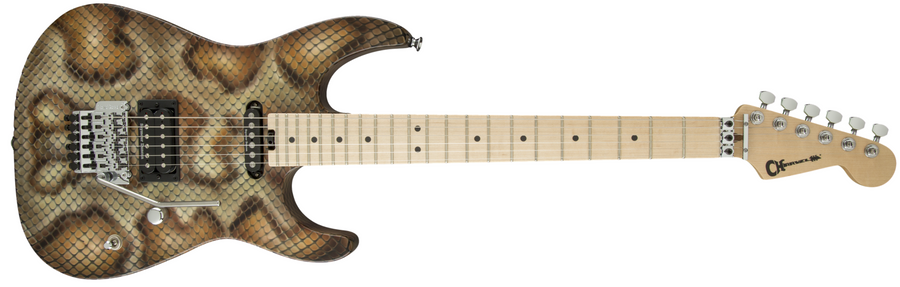 GUITARRA ELECTRICA WARREN DEMARTINI SIGNATURE PRO-MOD SNAKE, PIEL DE SERPIENTE | 2969197591 N