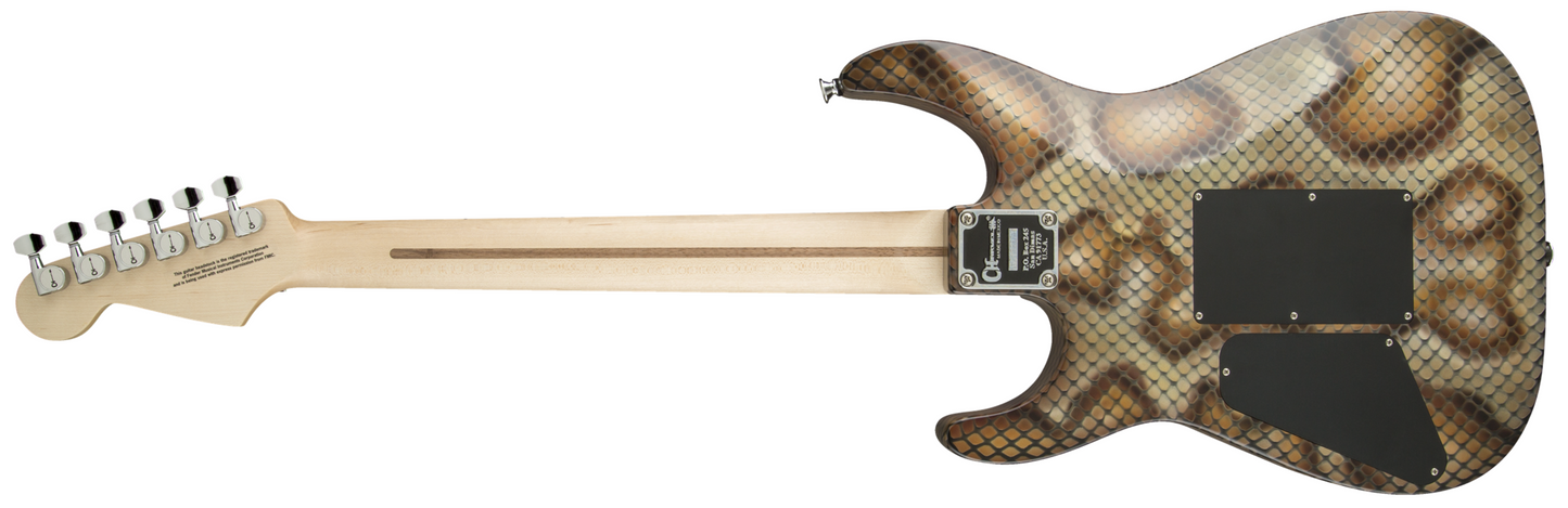 GUITARRA ELECTRICA WARREN DEMARTINI SIGNATURE PRO-MOD SNAKE, PIEL DE SERPIENTE | 2969197591 N