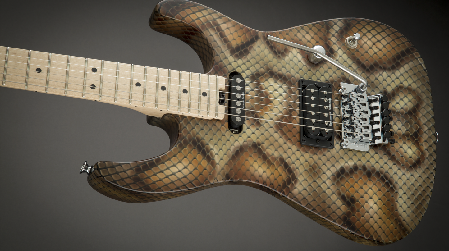 GUITARRA ELECTRICA WARREN DEMARTINI SIGNATURE PRO-MOD SNAKE, PIEL DE SERPIENTE | 2969197591 N