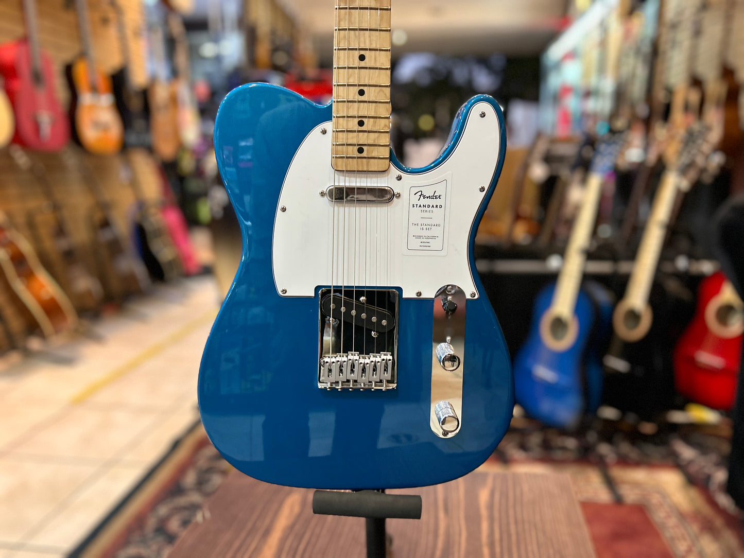 GUITARRA ELECTRICA FENDER TELECASTER STANDAR AZUL 0266020560 N