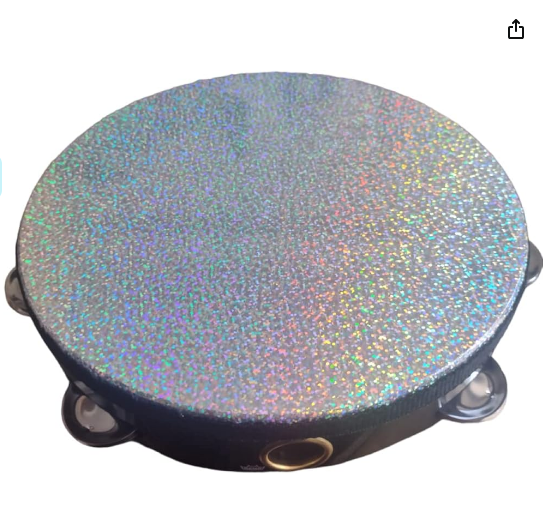 PANDERO REMO 10", 1 HILERA RIN SPARKLE TA-4110-46 N