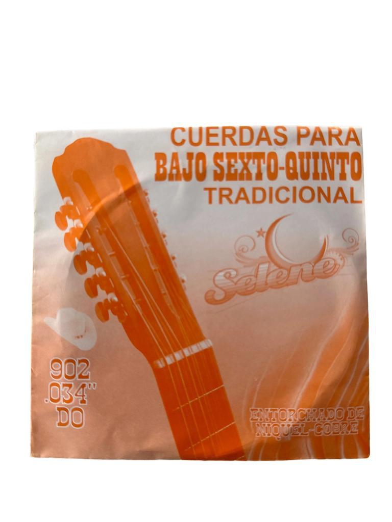 CAJA DE CUERDAS PARA BAJO SEXTO/QUINTO ENTORCHADO DE ALPACA 2A DO SELENE 902 N