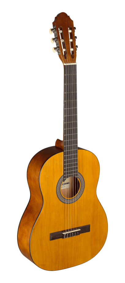 GUITARRA CLASSICA 4/4 TAPA LINDEN STAGG NATURAL C440 M NAT N