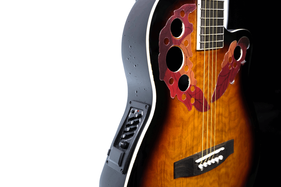 GUITARRA ELECTROACUSTICA CAMPERO TIPO OVATION SUNBURST | C-GUI-EA-3SB N