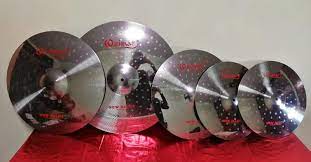 SET DE PLATILLOS 14\", 16\", 18\", 20\" CROMADOS OZIMAR HERO-CYMBAL-SET -2 N