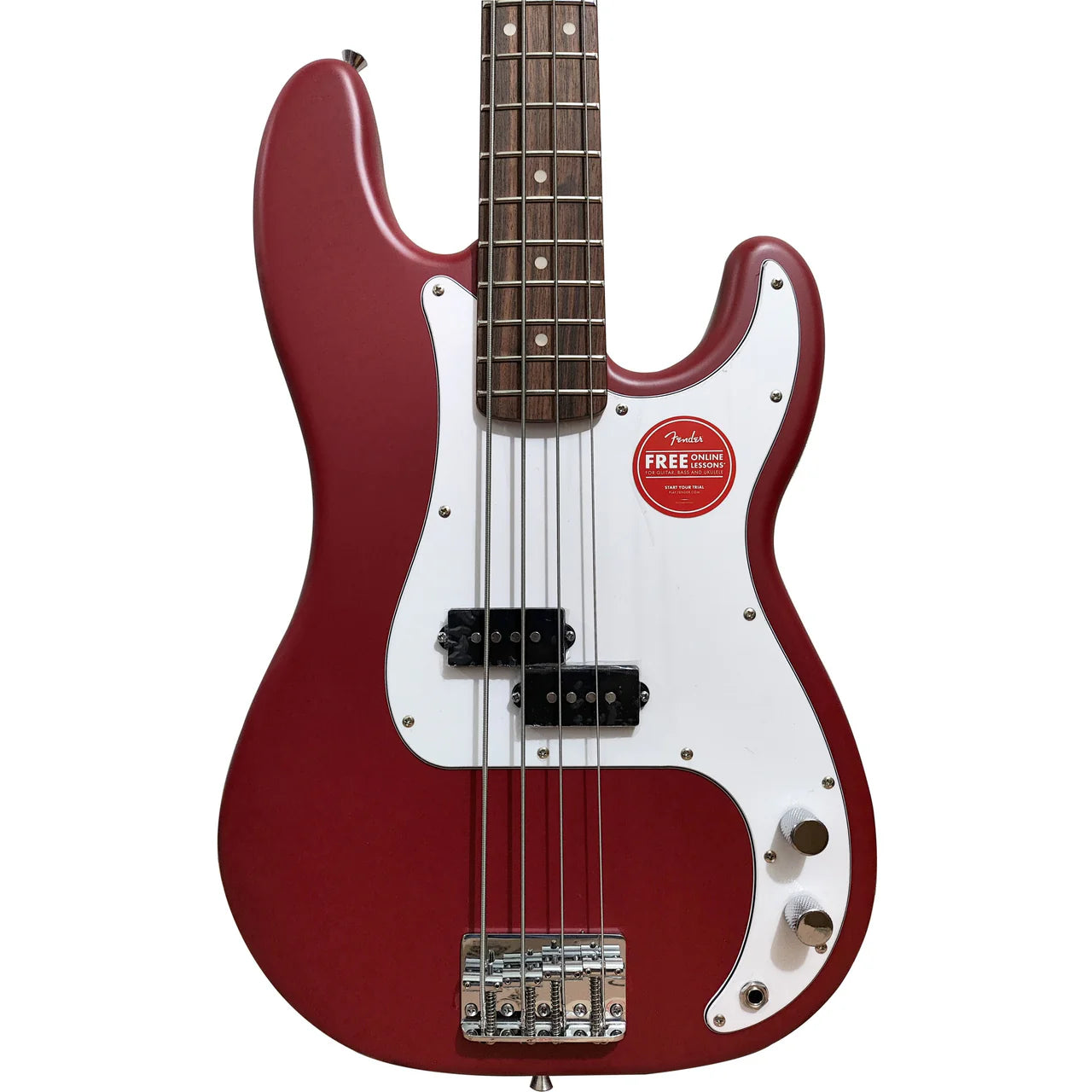 BAJO ELECTRICO SQUIER DEBUT PRECISION BASS DAKOTA RED SATIN N