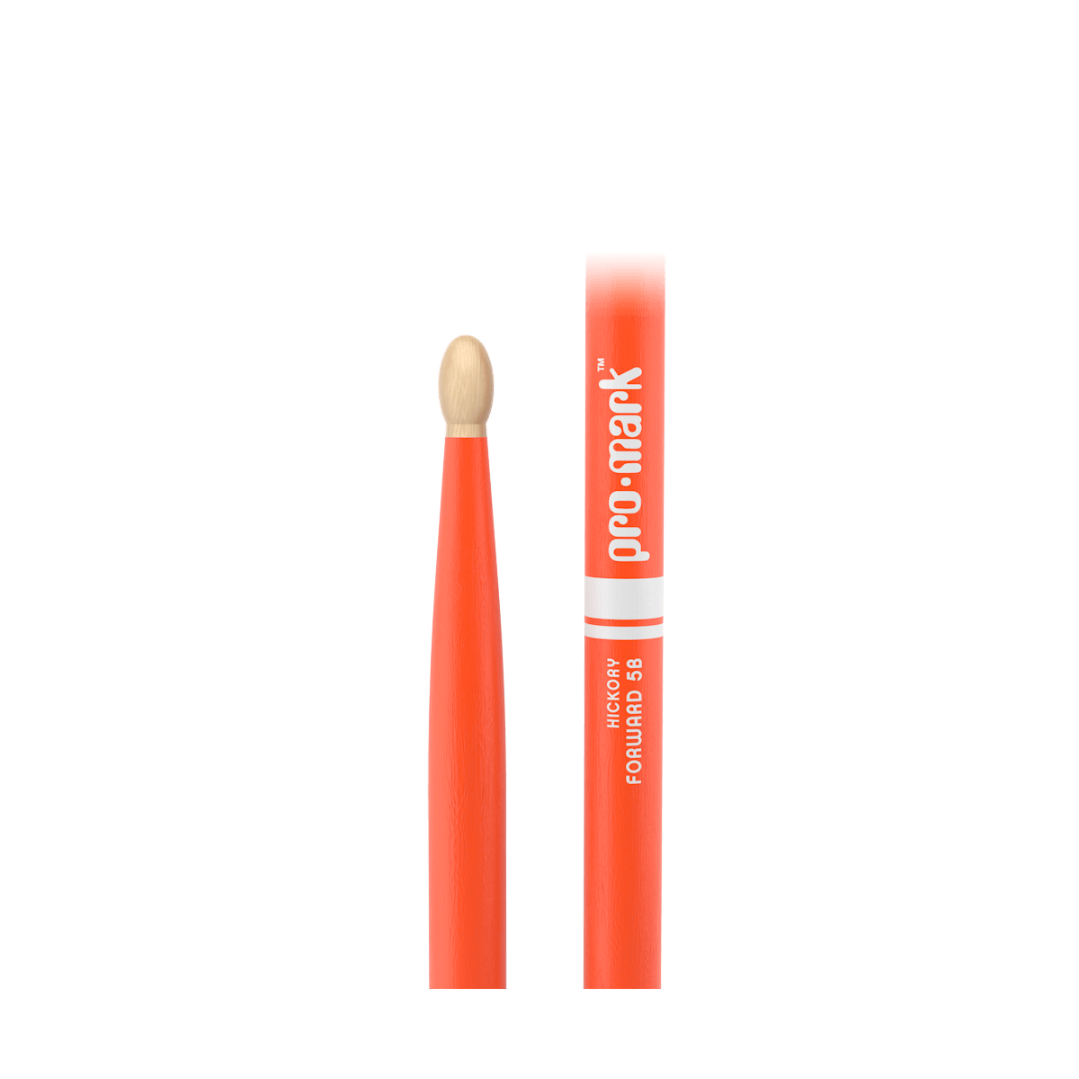 BAQUETAS PROMARK CLASSIC FORWARD 5A, ANARANJADO, HICKORY PUNTA MADERA TX5BW-ORANGE 3601141 N