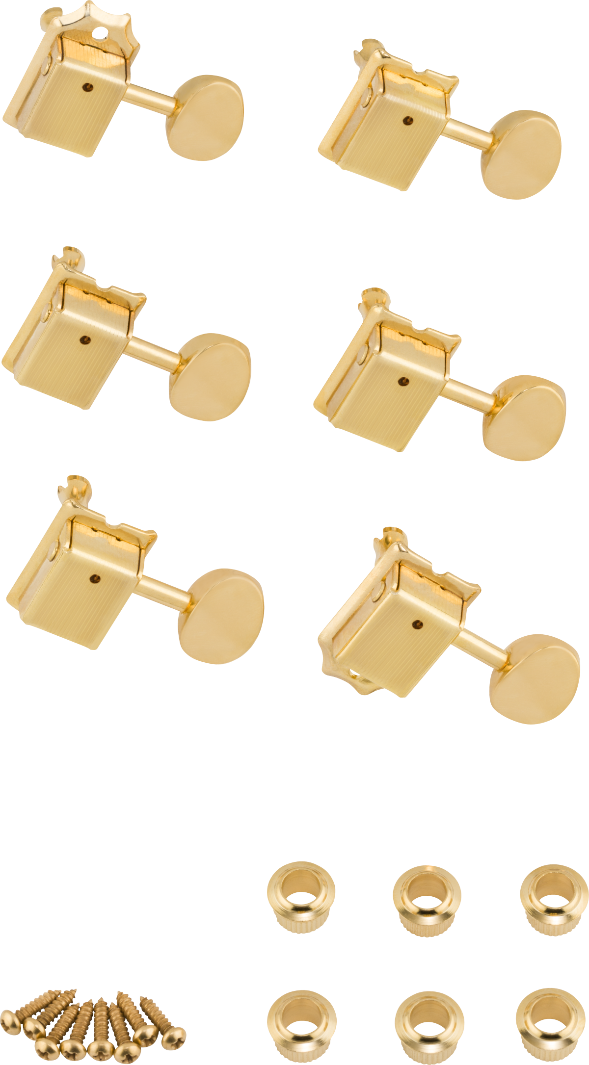 MAQUINARIA FENDER STRAT® / TELE® DE ESTILO VINTAGE, DORADO (6)