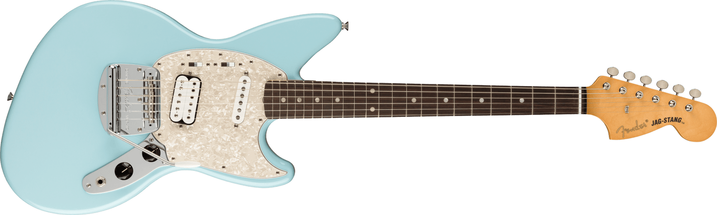 GUITARRA ELÉCTRICA CUSTOM KURT COBAIN JAG-STANG SONIC BLUE