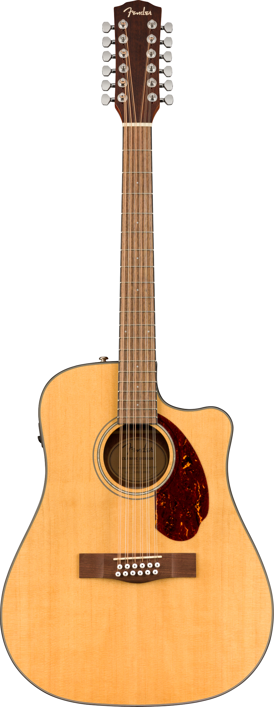 GUITARRA ELECTROACUSTICA FENDER 12 CUERDAS CD-140SCE-12 NATURAL CON ESTUCHE | 0970293321 N