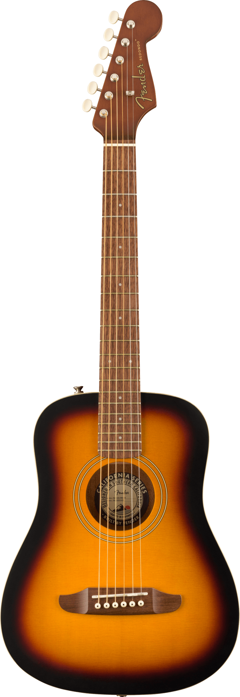 GUITARRA ACÚSTICA FENDER REDONDO MINI CON FUNDA