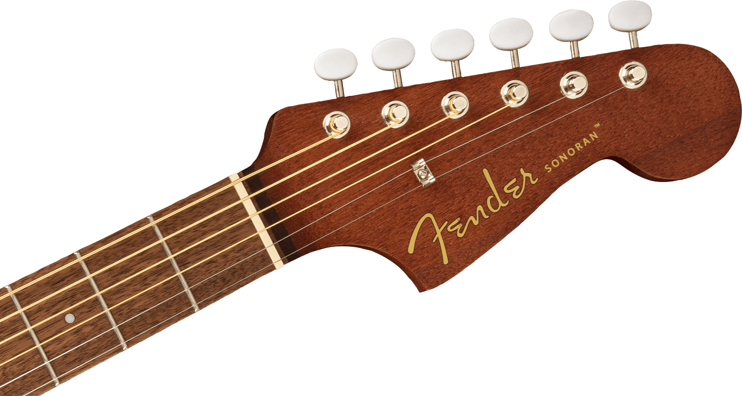 GUITARRA ACÚSTICA FENDER SONORAN MINI MAHOGHANY CON FUNDA 0970770122 N
