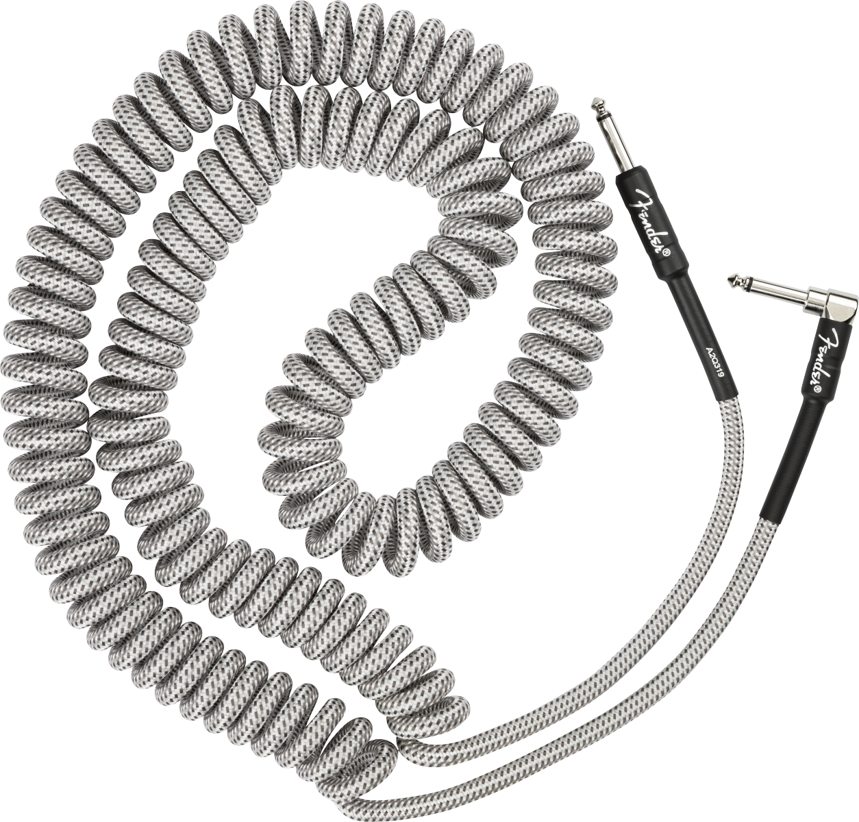 CABLE FENDER EN ESPIRAL SERIE PROFESSIONAL, TWEED BLANCO, 30 ' 9M. N