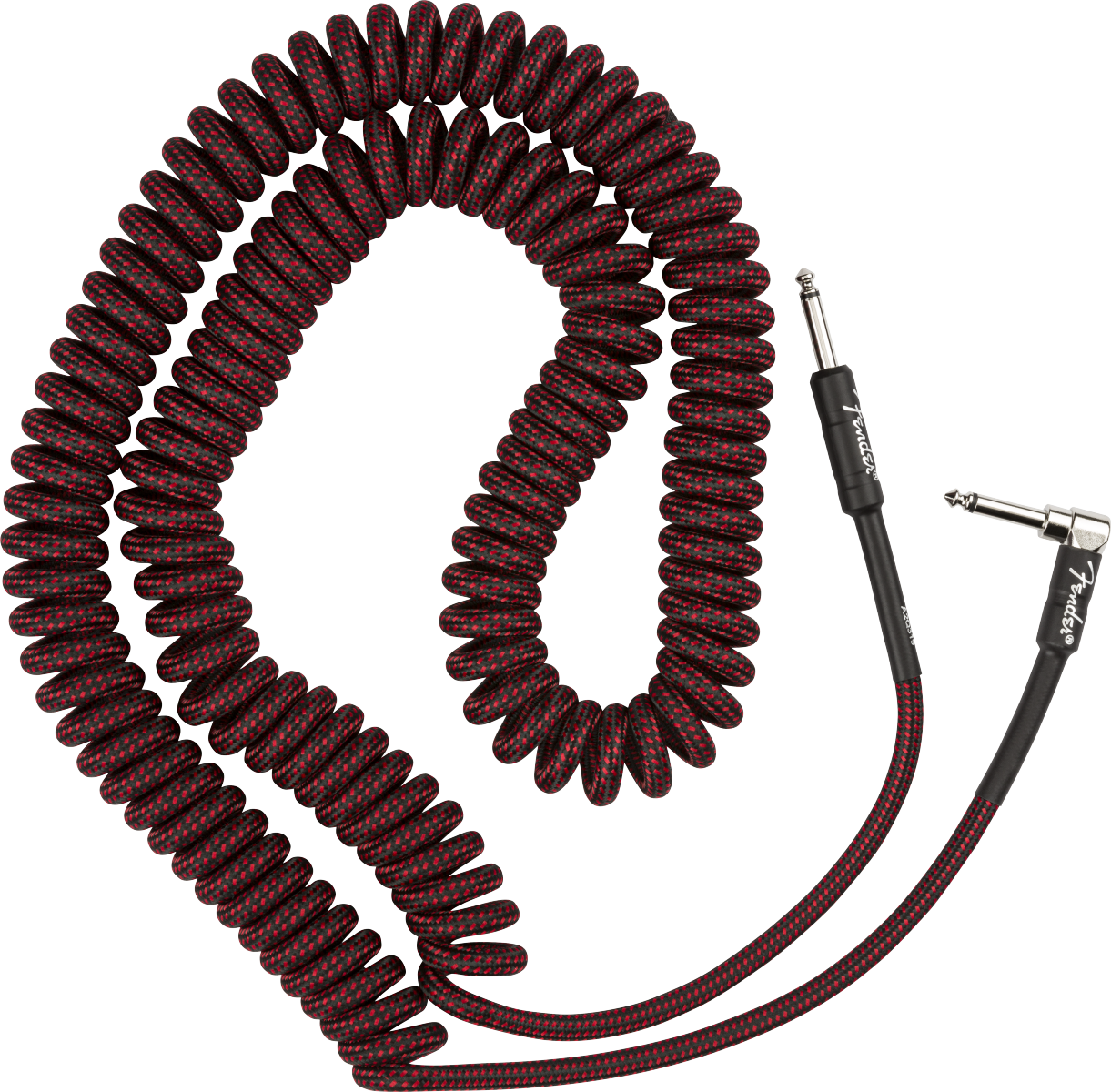 CABLE PARA INSTRUMENTO FENDER ESPIRAL TEXTURIZADO PROFESIONAL SERIES 9M ROJO N