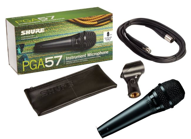 MICROFONO BOBINA MOVIL CON CABLE SHURE PARA INSTRUMENTO