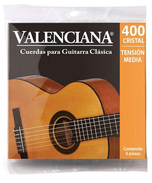 JUEGO DE CUERDAS LA VALENCIANA PARA GUITARRA CLASICA NYLON CRISTAL N