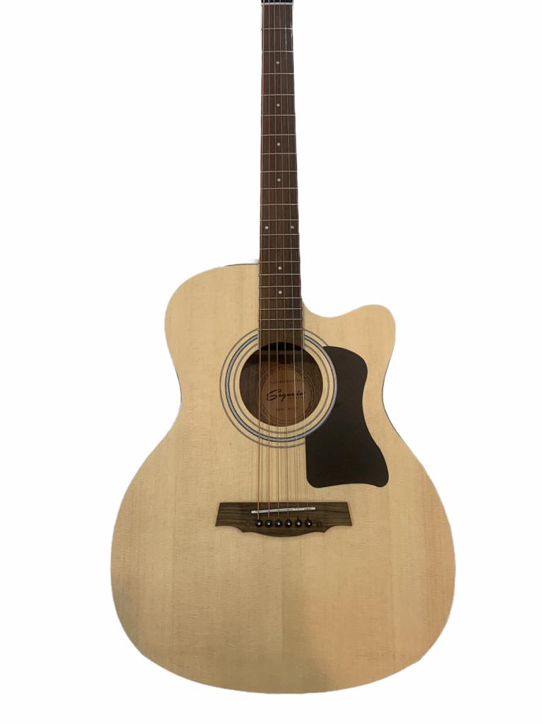 GUITARRA TEXANA ELECTROACUSTICA CON RESAQUE NATURAL MATE SEGOVIA SGG118ELNT N