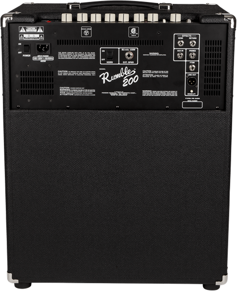 AMPLIFICADOR PARA BAJO ELECTRICO FENDER RUMBLE 200 N