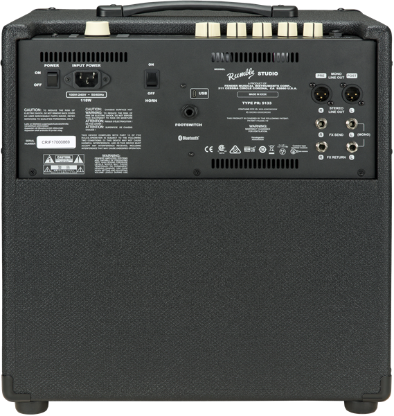 AMPLIFICADOR RUMBLE STUDIO 40W PARA BAJO ELECTRICO M