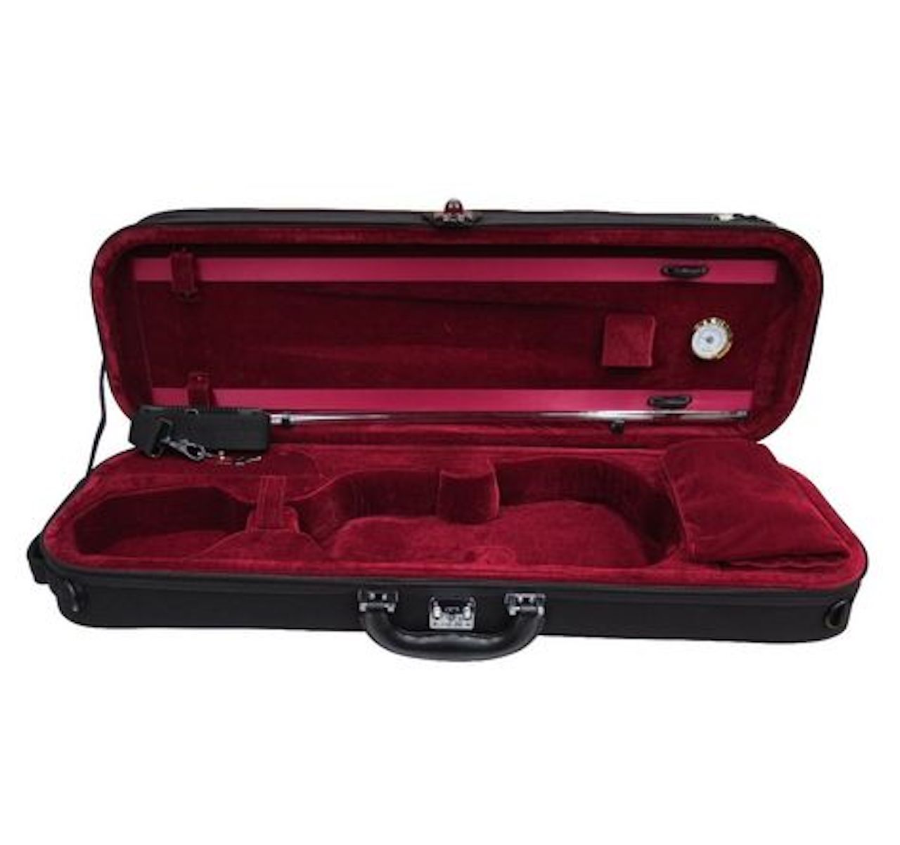 ESTUCHE CONSERVATORIO VINO/NEGRO VIOLIN 4/4 K.HOFFMANN KHES003 N