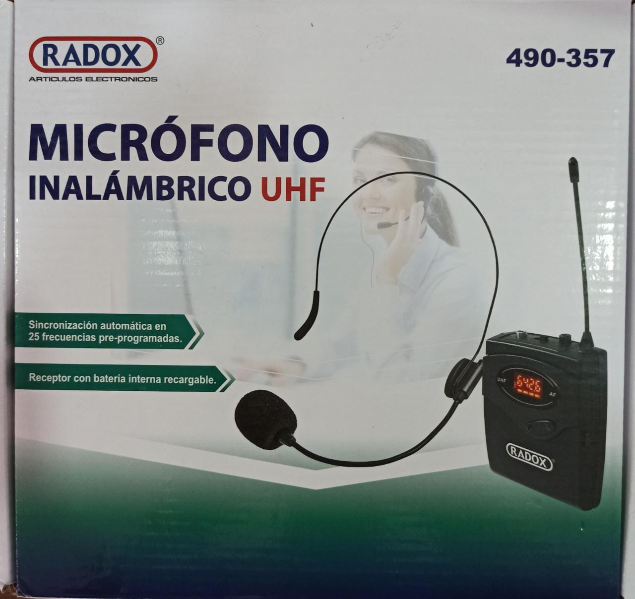 MICROFONO DINAMICO UHF CON DIADEMA N