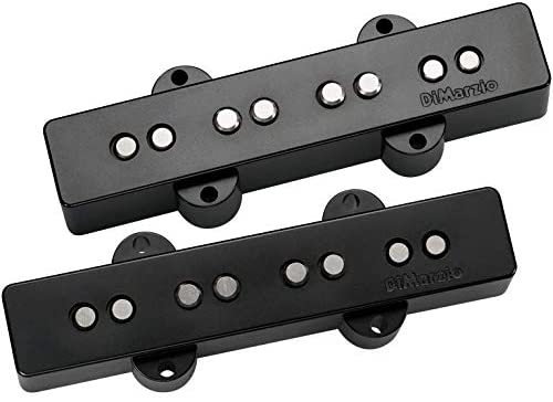 PASTILLAS DIMARZIO PARA BAJO ULTRA JAZZ SET (COLOR : NEGRO)