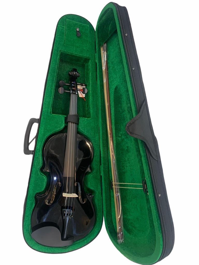 VIOLIN LAMINADO ESTUDIANTE 4/4 NEGRO AMADEUS CELLINI AMVL001BK N