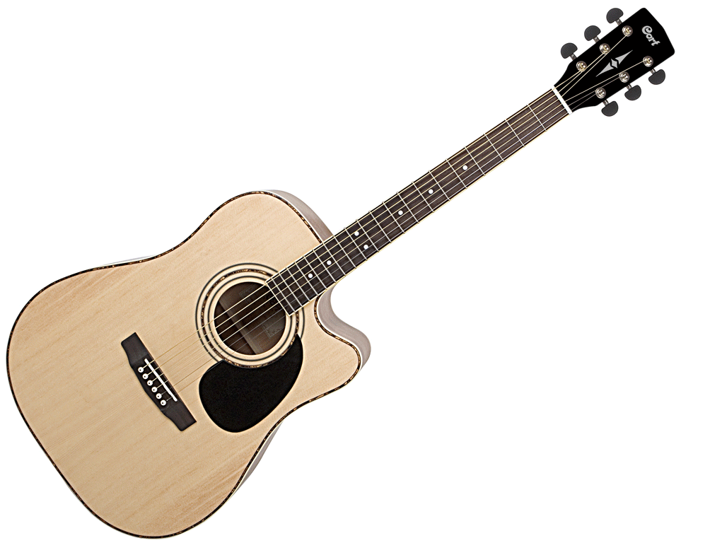 GUITARRA ELECTROACUSTICA CORT, NATURAL MATE AD880CE NS