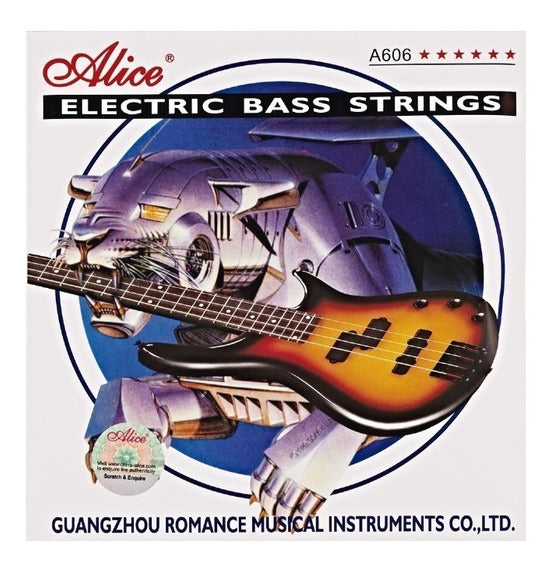 CUERDA 2a .065 P/BAJO ELECTRICO ALICE A606-M2 N