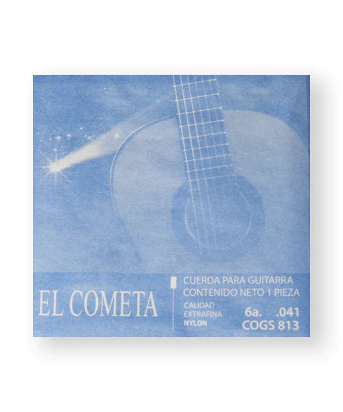 PAQUETE DE 12 CUERDAS PARA GUITARRA EL COMETA NYLON 6A N