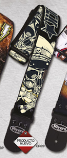 THALY PARA GUITARRA ELECTRICA CALAVERA ROCKSTAR CP22 N