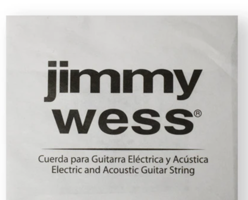 PAQUETE CUERDA JIMMY WESS PARA GUITARRA ACUSTICA, 0.028 BRONCE FOSFORADO N