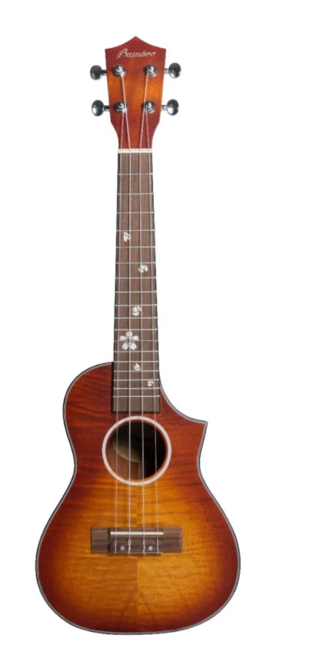 UKULELE CONCIERTO BLOSSON SUNBURTS BAMBOO