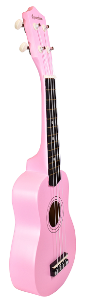 UKULELE SOPRANO COPACABANA ROSA CON FUNDA CPUK044 N