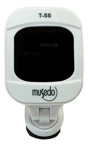 AFINADOR DIGITAL CROMATICO GUITARRA BAJO UKULELE CLIP BLANCO N