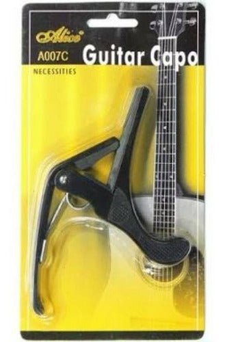 CAPO P/GUITARRA CLASICA METAL NEGRO ALICE N