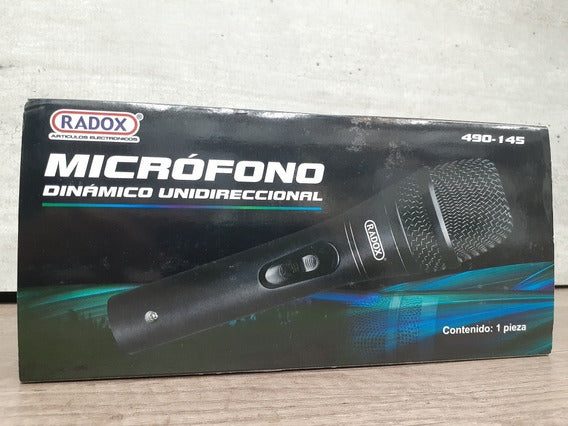 MICRÓFONO DINÁMICO UNIDIRECCIONAL 490-145 N