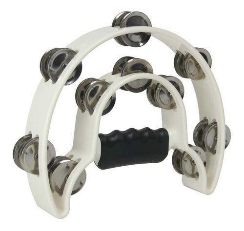 PANDERO MEDIA LUNA DOBLE BLANCO ALICE ATB002/WH N